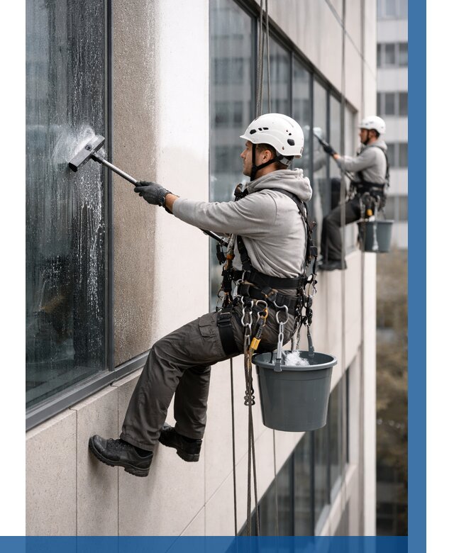 Мойка фасадов зданий в Шуе под ключ от 360 р. | ВЫСОТНИК-Шуя