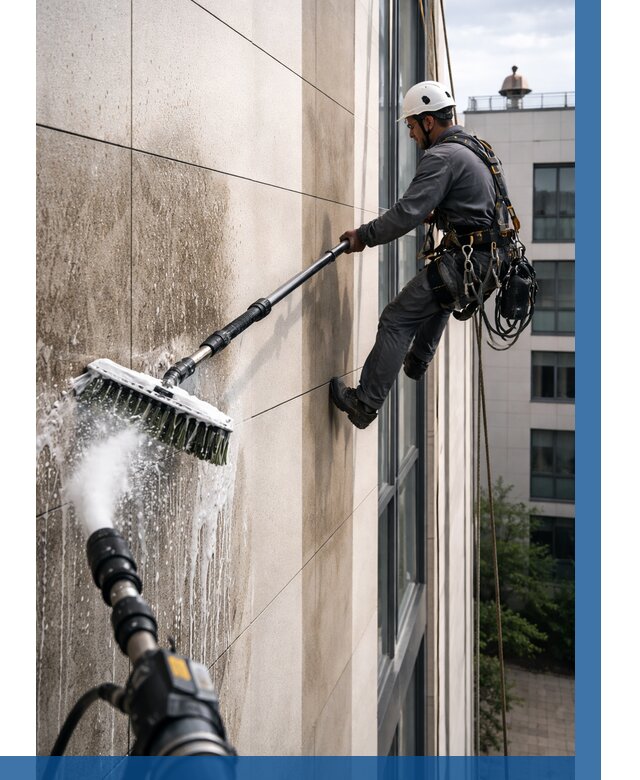 Мойка фасада из керамогранита в Шуе от 308 р. | ВЫСОТНИК-Шуя