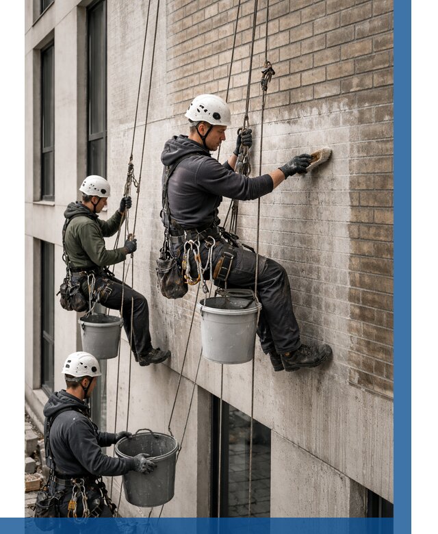 Удаление высолов с фасада в Шуе от 257 р. | ВЫСОТНИК-Шуя