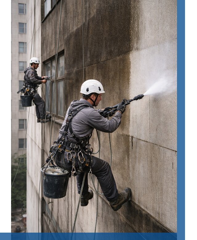 Очистка фасада от копоти в Шуе от 257 р. | ВЫСОТНИК-Шуя