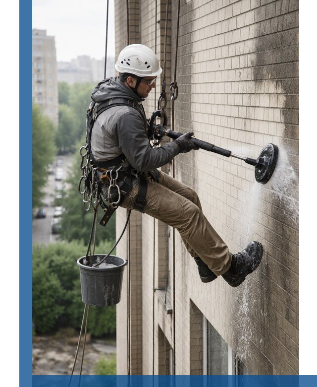 Очистка фасада от копоти в Шуе профессионально и безопасно