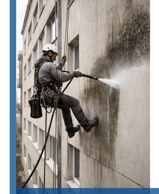 Профессиональная очистка фасадов от плесени в Шуе