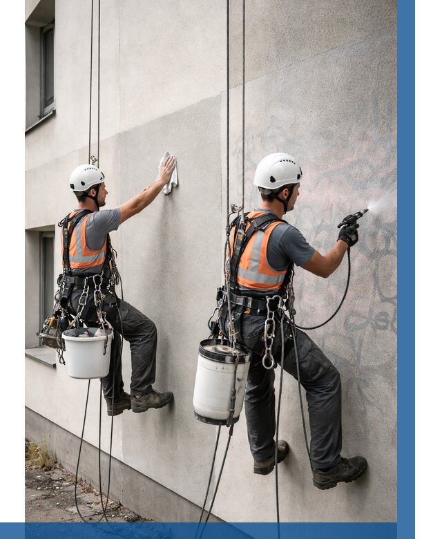 Антиграффити покрытие фасада в Шуе от 617 р. | ВЫСОТНИК-Шуя