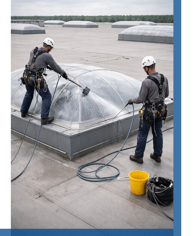 Мойка зенитных фонарей в Шуе, заказать от 4626 р. | ВЫСОТНИК-Шуя