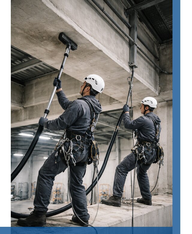 Обеспыливание потолочных конструкций в Шуе от 257 р. |ВЫСОТНИК-Шуя