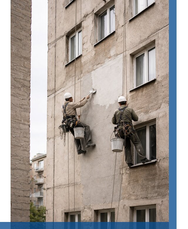 Косметический ремонт фасада в Шуе от 1131 р. | ВЫСОТНИК-Шуя