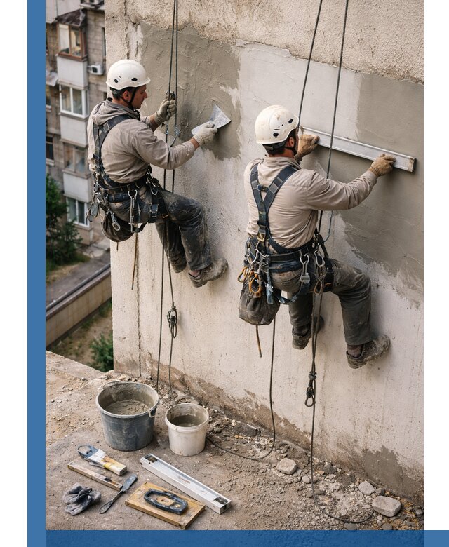 Комплексный ремонт штукатурного фасада с гарантией в Шуе