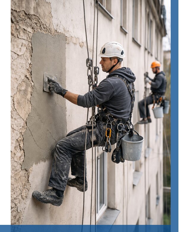 Восстановление штукатурки фасада в Шуе от 1234 р. | ВЫСОТНИК-Шуя