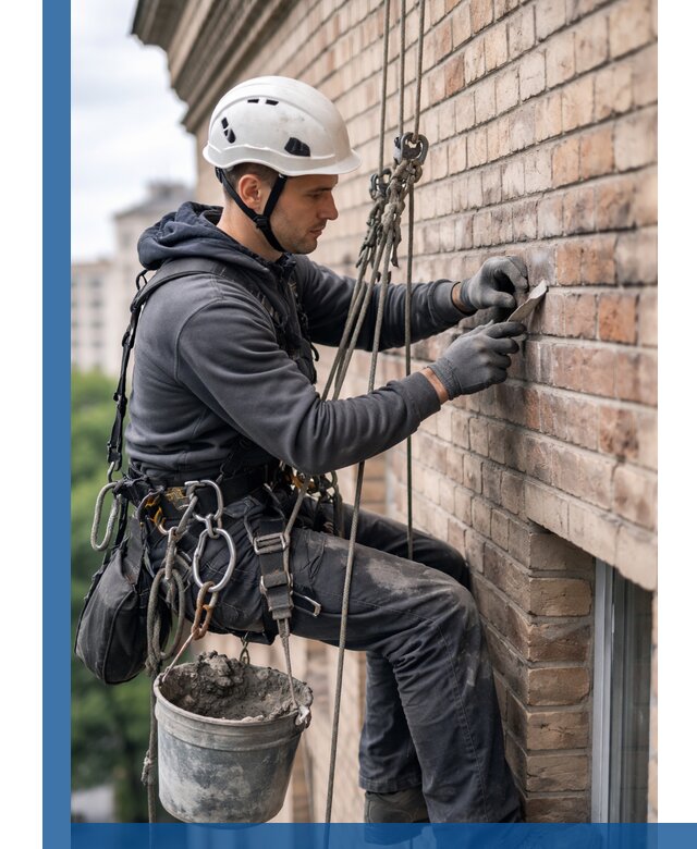 Качественный ремонт кирпичной кладки фасада в Шуе с гарантией