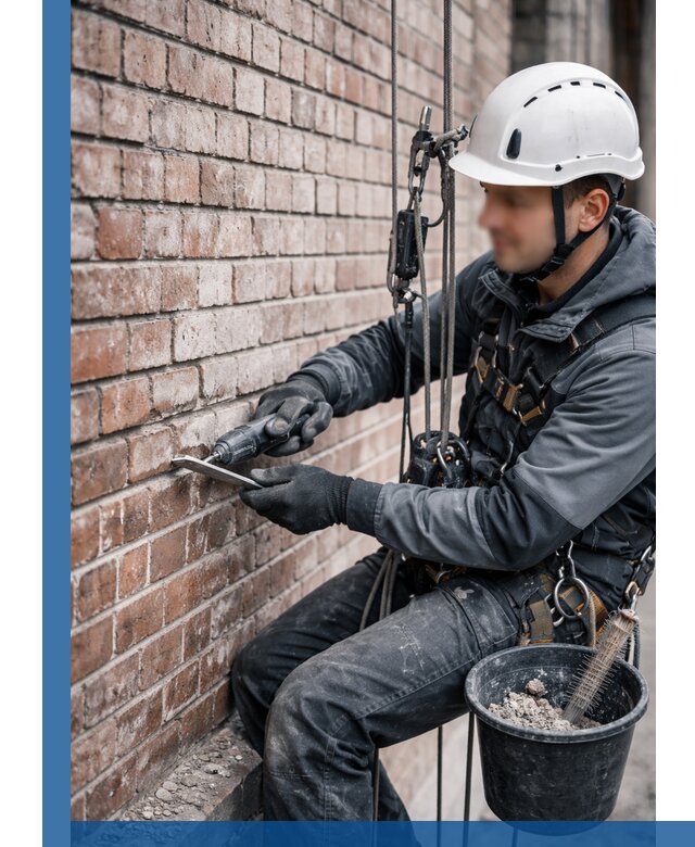 Расшивка кирпичных швов фасадов и стен, ремонт в Шуе