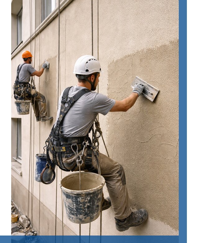 Декоративная штукатурка фасада в Шуе от 1234 р. | ВЫСОТНИК-Шуя