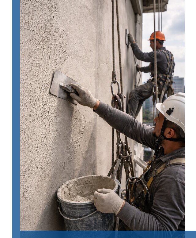 Декоративная штукатурка фасада с утеплением и защитой в Шуе