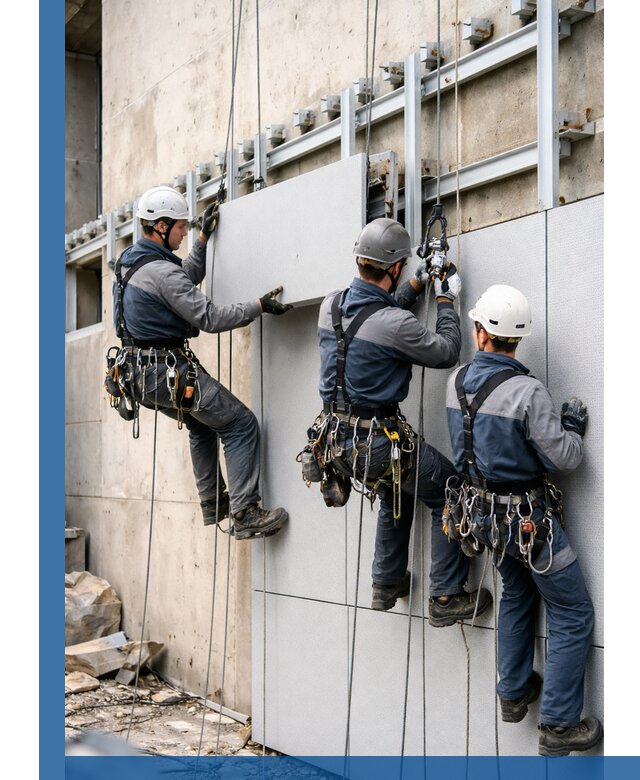 Монтаж вентилируемого фасада в Шуе под ключ с гарантией качества