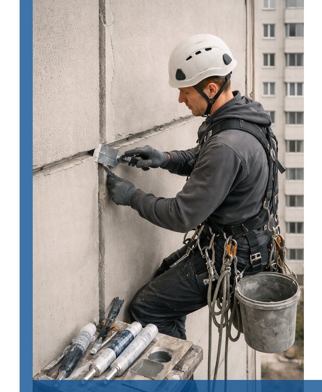 Ремонт межпанельных швов в Шуе герметизация и восстановление