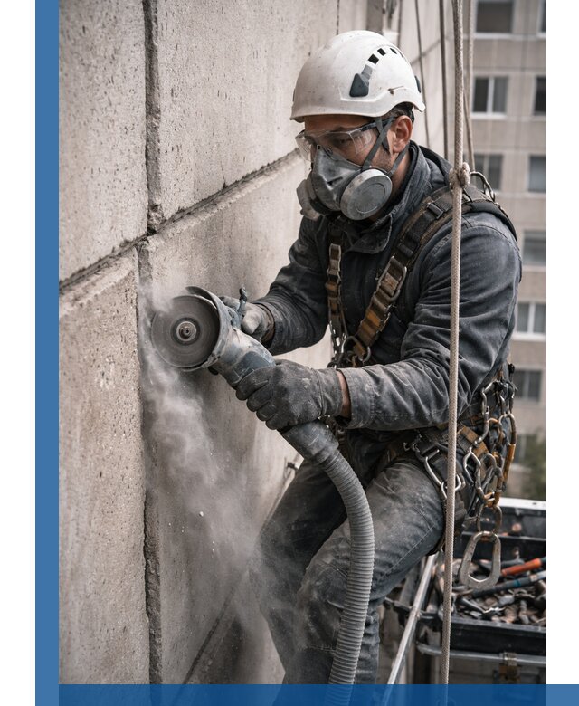 Штробление межпанельных швов в Шуе качественно и быстро