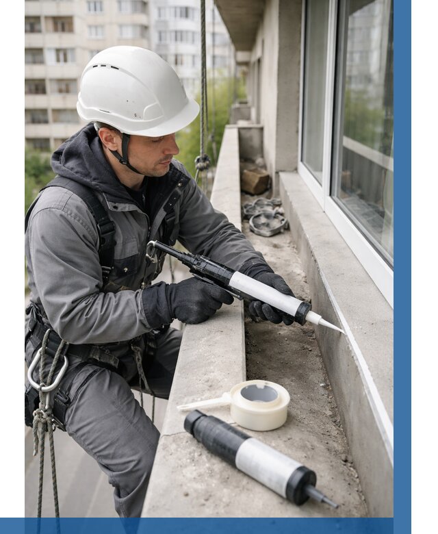 Герметизация швов лоджии в Шуе от 4626 р. | ВЫСОТНИК-Шуя