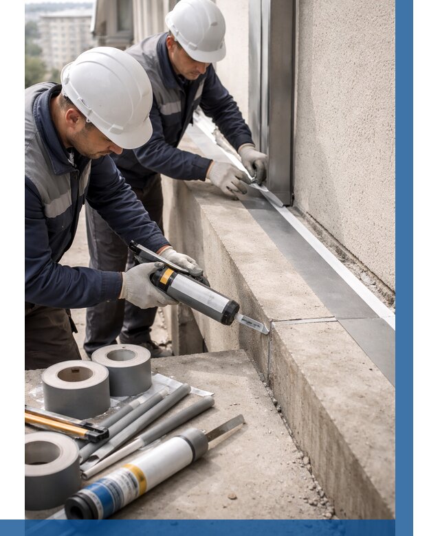 Герметизация примыкания балкона в Шуе от 4626 р. | ВЫСОТНИК-Шуя