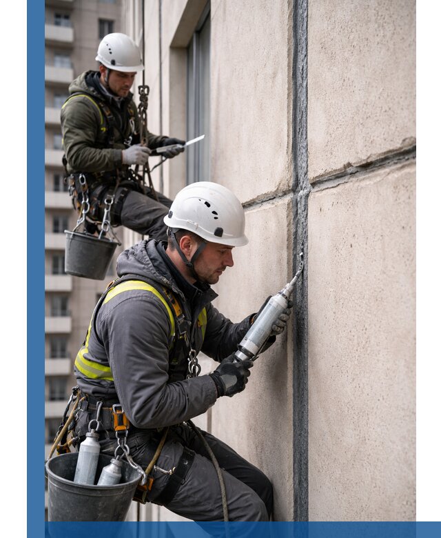 Герметизация деформационных швов фасада в Шуе качественно