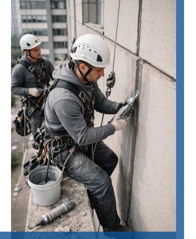 Ремонт деформационных швов здания в Шуе от 1028 р. | ВЫСОТНИК-Шуя