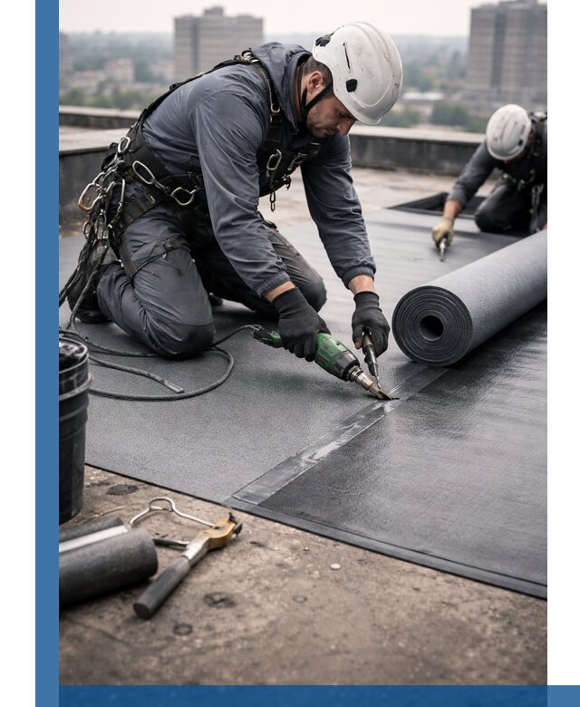 Ремонт мягкой кровли в Шуе с выездом промальпинистов
