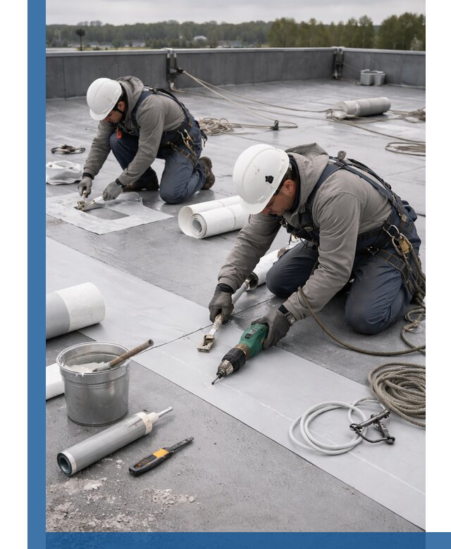 Ремонт мембранной кровли в Шуе качественно и с гарантией