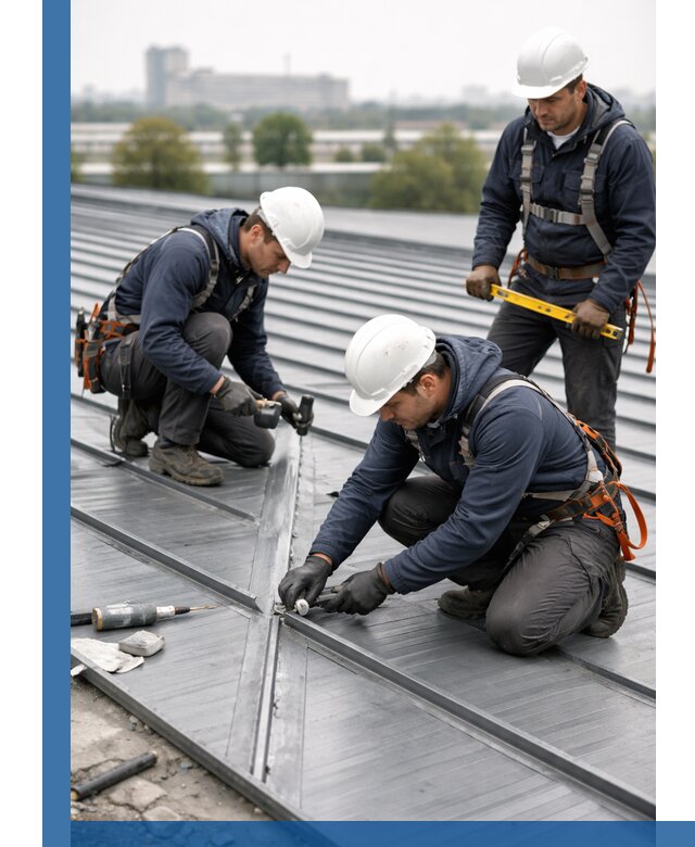 Ремонт фальцевой кровли в Шуе срочно и качественно