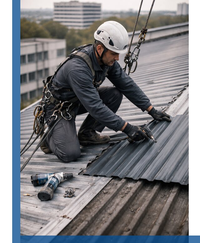 Ремонт профнастила на кровле в Шуе, работы под ключ