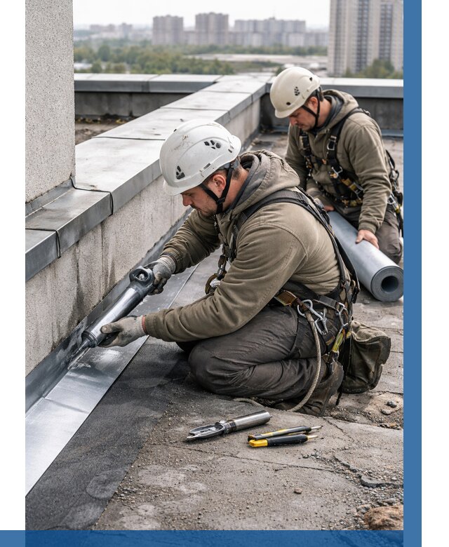 Ремонт кровельных примыканий в Шуе от 1234 р. | ВЫСОТНИК-Шуя