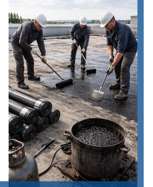 Гидроизоляция кровли мастикой в Шуе от 617 р. | ВЫСОТНИК-Шуя