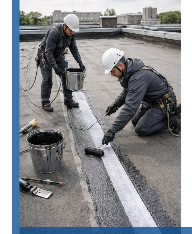 Гидроизоляция кровли мастикой в Шуе надежная защита