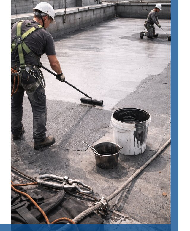 Гидроизоляция кровли жидкой резиной в Шуе от 514 р. | ВЫСОТНИК-Шуя