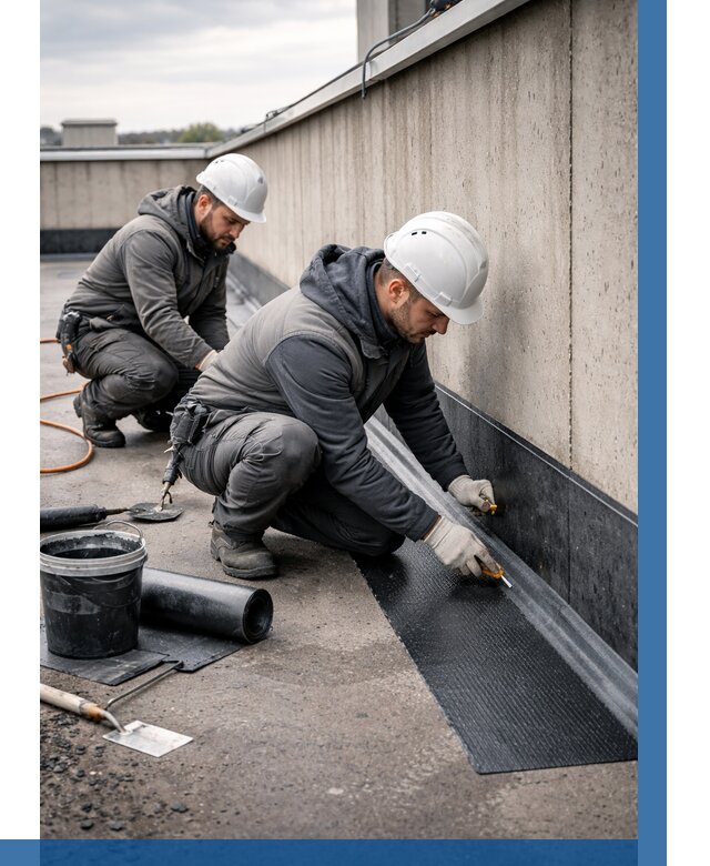 Гидроизоляция примыканий на кровле в Шуе от 925 р. | ВЫСОТНИК-Шуя