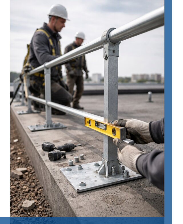 Монтаж кровельного ограждения в Шуе от 1234 р. | ВЫСОТНИК-Шуя