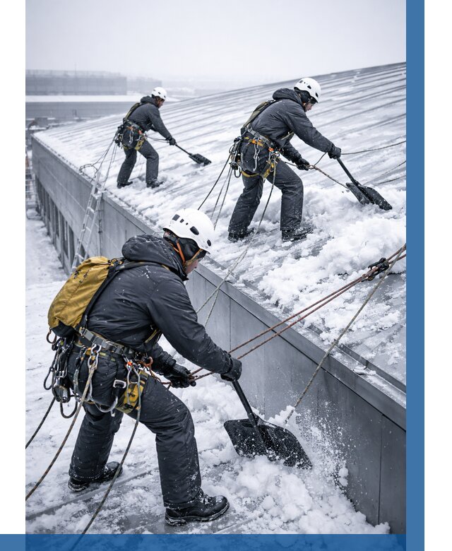 Очистка навесов от снега в Шуе от 4626 р. | ВЫСОТНИК-Шуя