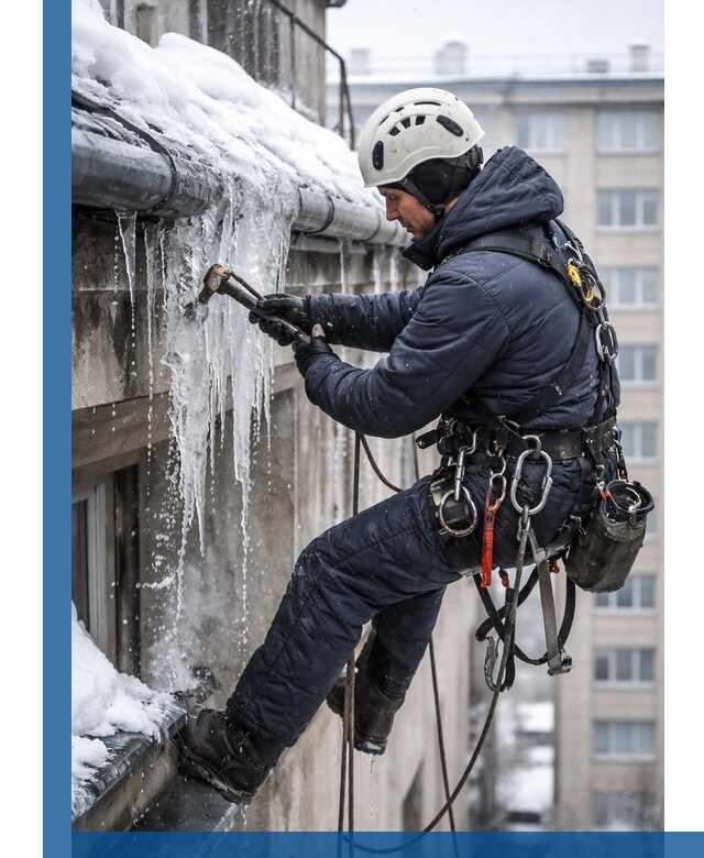 Удаление наледи и чистка водостоков в Шуе оперативно и безопасно