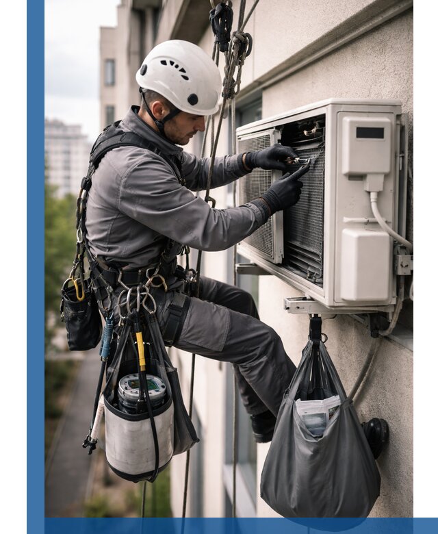 Обслуживание внешнего блока кондиционера в Шуе профессионально