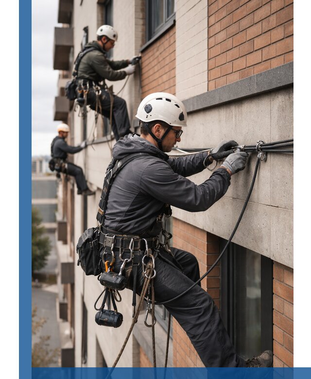 Крепление кабеля на фасаде монтаж и крепеж в Шуе