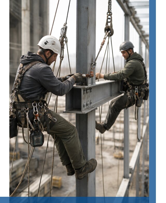 Монтаж металлоконструкций на высоте в Шуе от 3598 р. | ВЫСОТНИК-Шуя