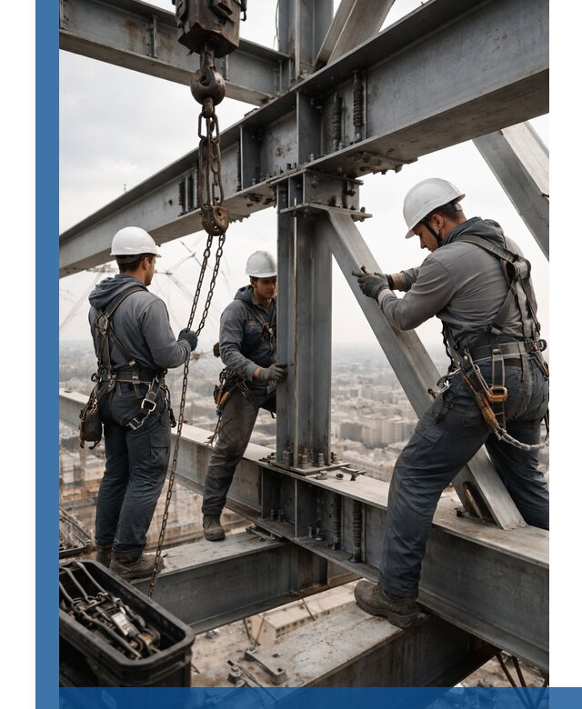 Профессиональный монтаж металлоконструкций на высоте в Шуе