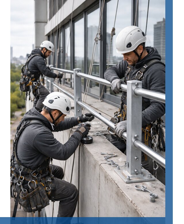 Монтаж ограждений на высоте в Шуе, от 1234 р. | ВЫСОТНИК-Шуя