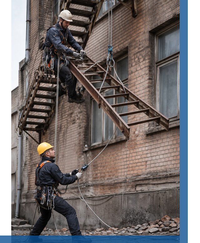 Демонтаж пожарной лестницы в Шуе от 12336 р. | ВЫСОТНИК-Шуя