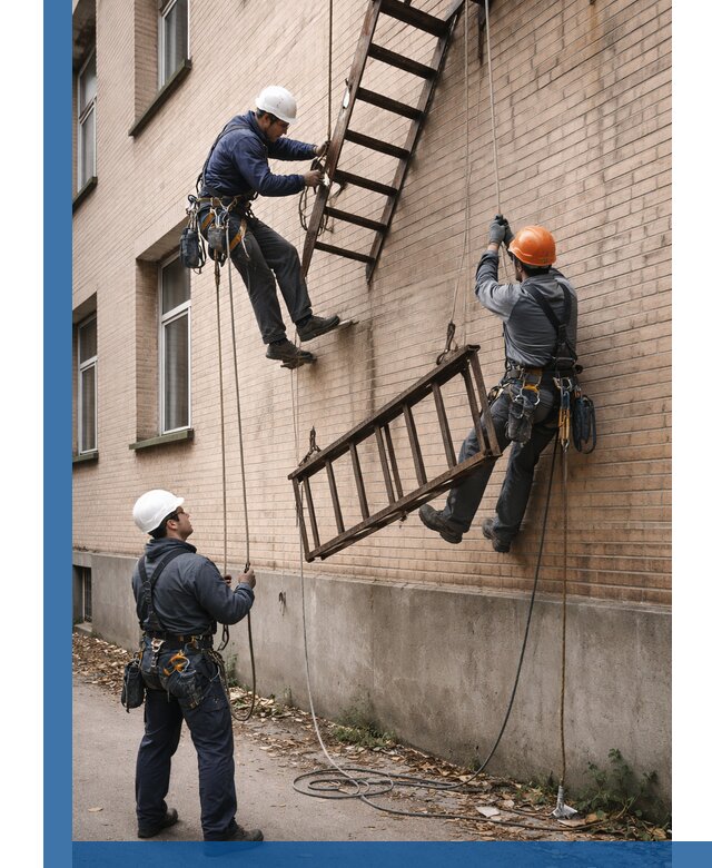 Демонтаж пожарной лестницы в Шуе быстро и безопасно