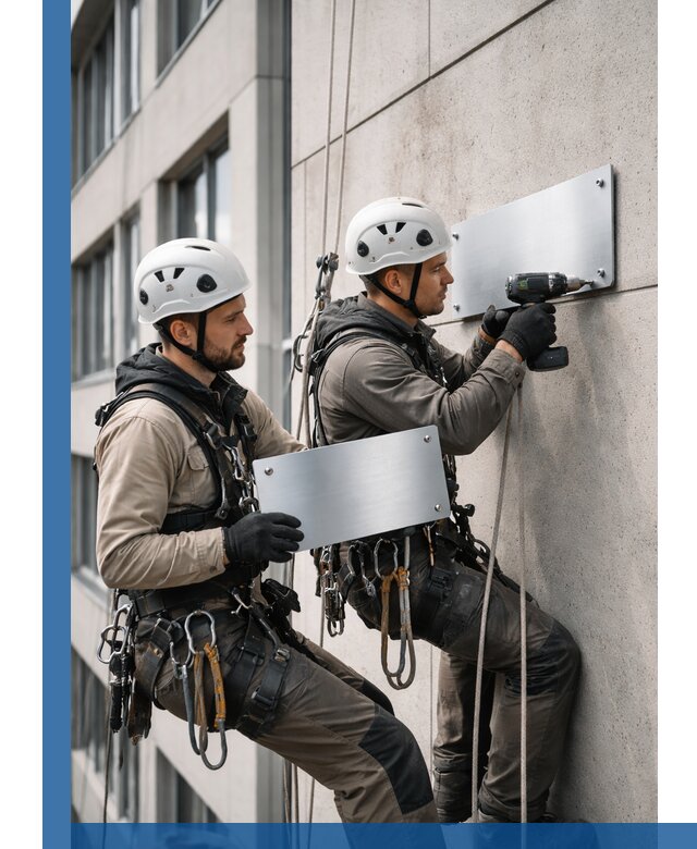 Монтаж табличек и указателей в Шуе для зданий и сооружений