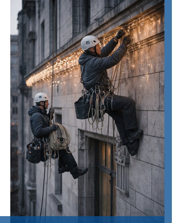 Монтаж новогодней иллюминации в Шуе от 8738 р. | ВЫСОТНИК-Шуя