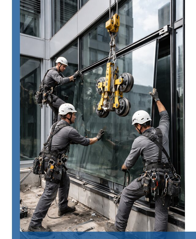 Структурное остекление фасадов в Шуе монтаж и обслуживание