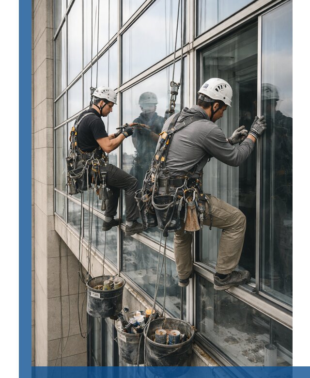 Ремонт витражных конструкций и фасадного остекления в Шуе