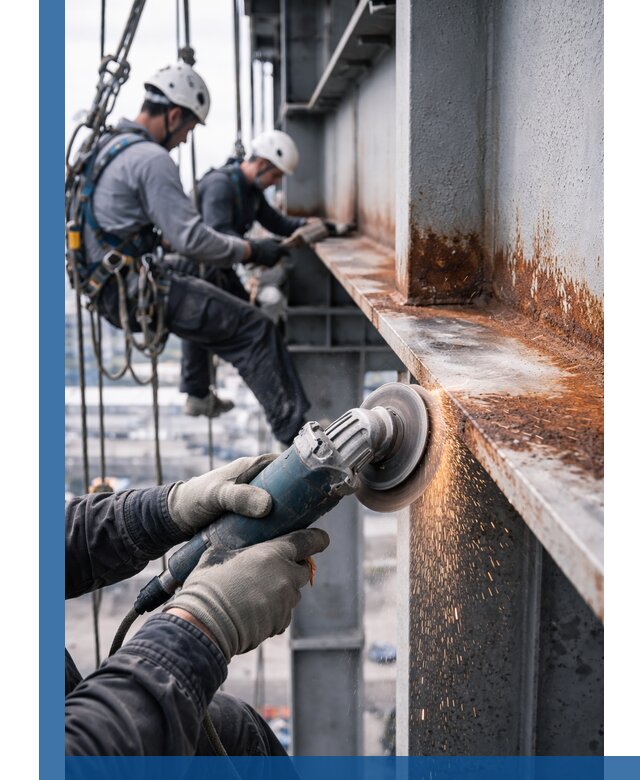 Зачистка металла от ржавчины и подготовка поверхностей в Шуе