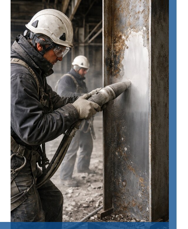 Удаление старой краски с металла в Шуе от 463 р. | ВЫСОТНИК-Шуя