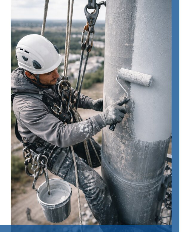 Покраска мачт связи под ключ в Шуе от 874 р. | ВЫСОТНИК-Шуя