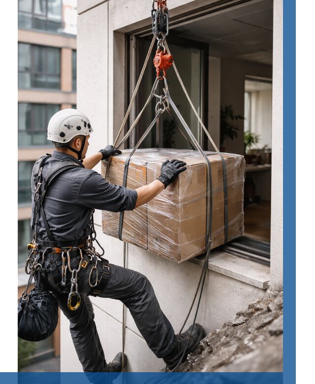 Подъем груза через окно в Шуе от 4626 р. | ВЫСОТНИК-Шуя